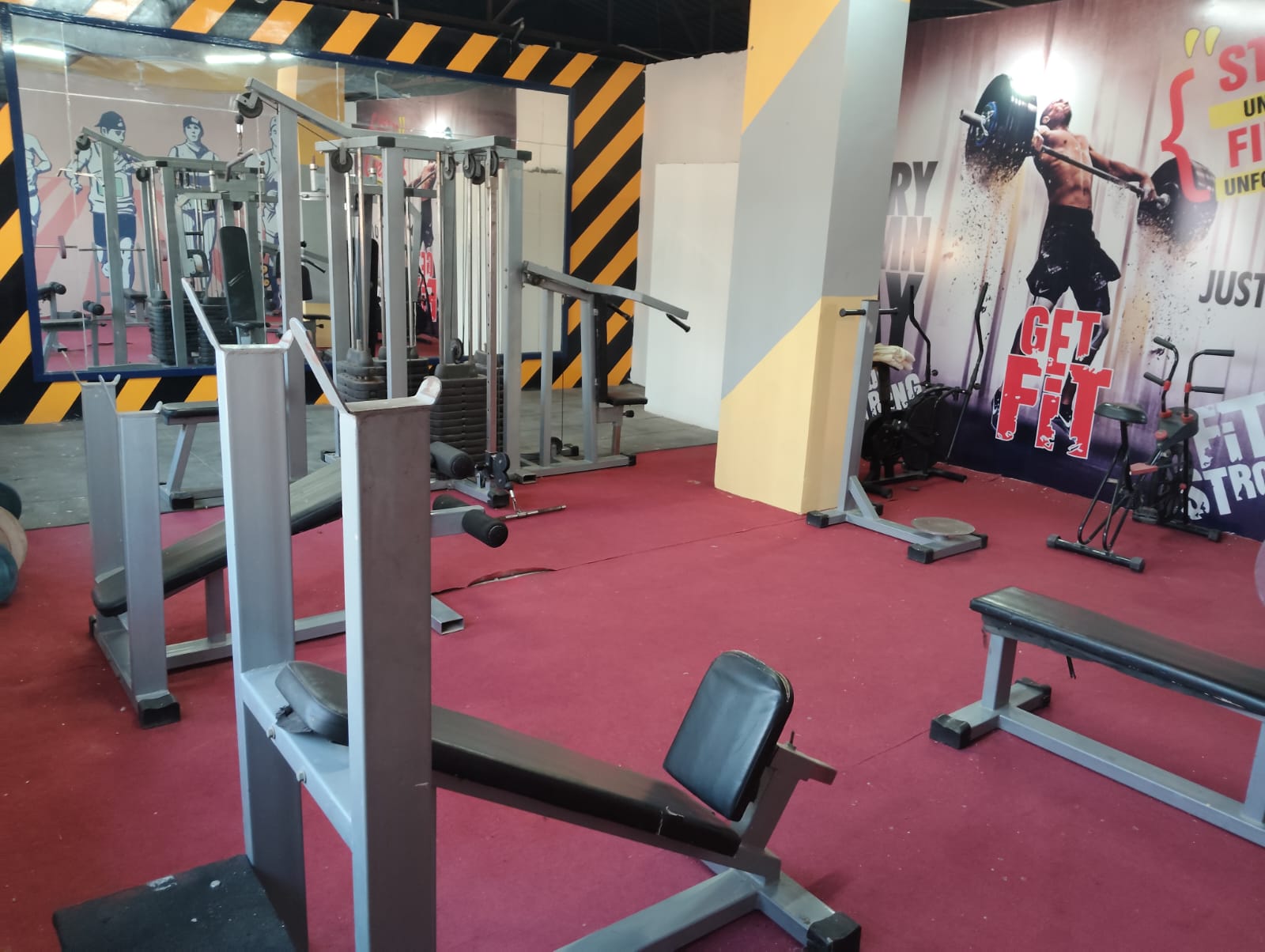 Gym at Stag House Hostels