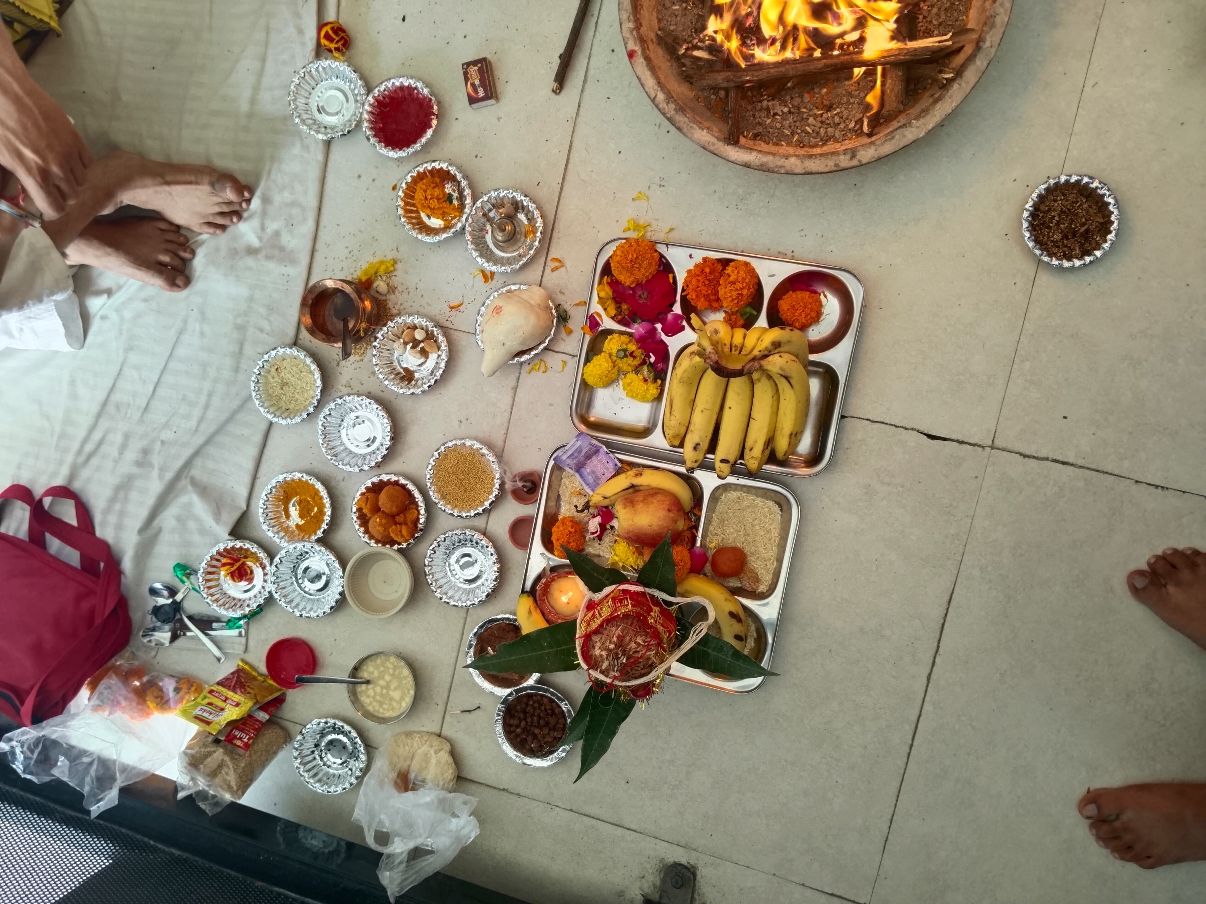 Pooja ceremony at Stag House Hostels