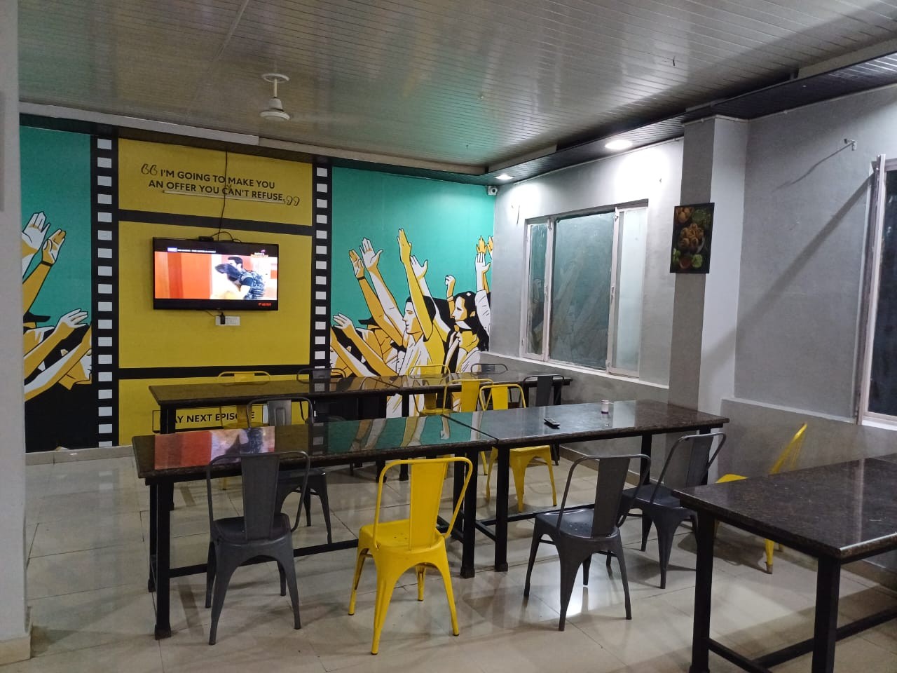 Recreation and common dining area at Stag House Hostels